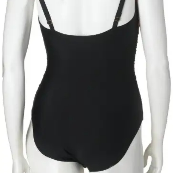 FantaSizer Minimizer Metallic Stripe 1pc  Multicolor MonokinBathing Swimsuit NWT - Picture 9 of 13